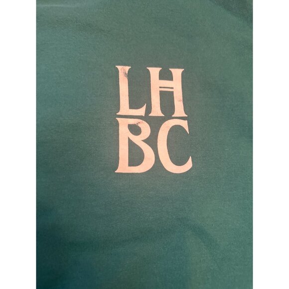 Champion LHBC Lost Hollow Beer Co.Graphic Sweatshirt L Green Cotton Blend - Picture 2 of 7